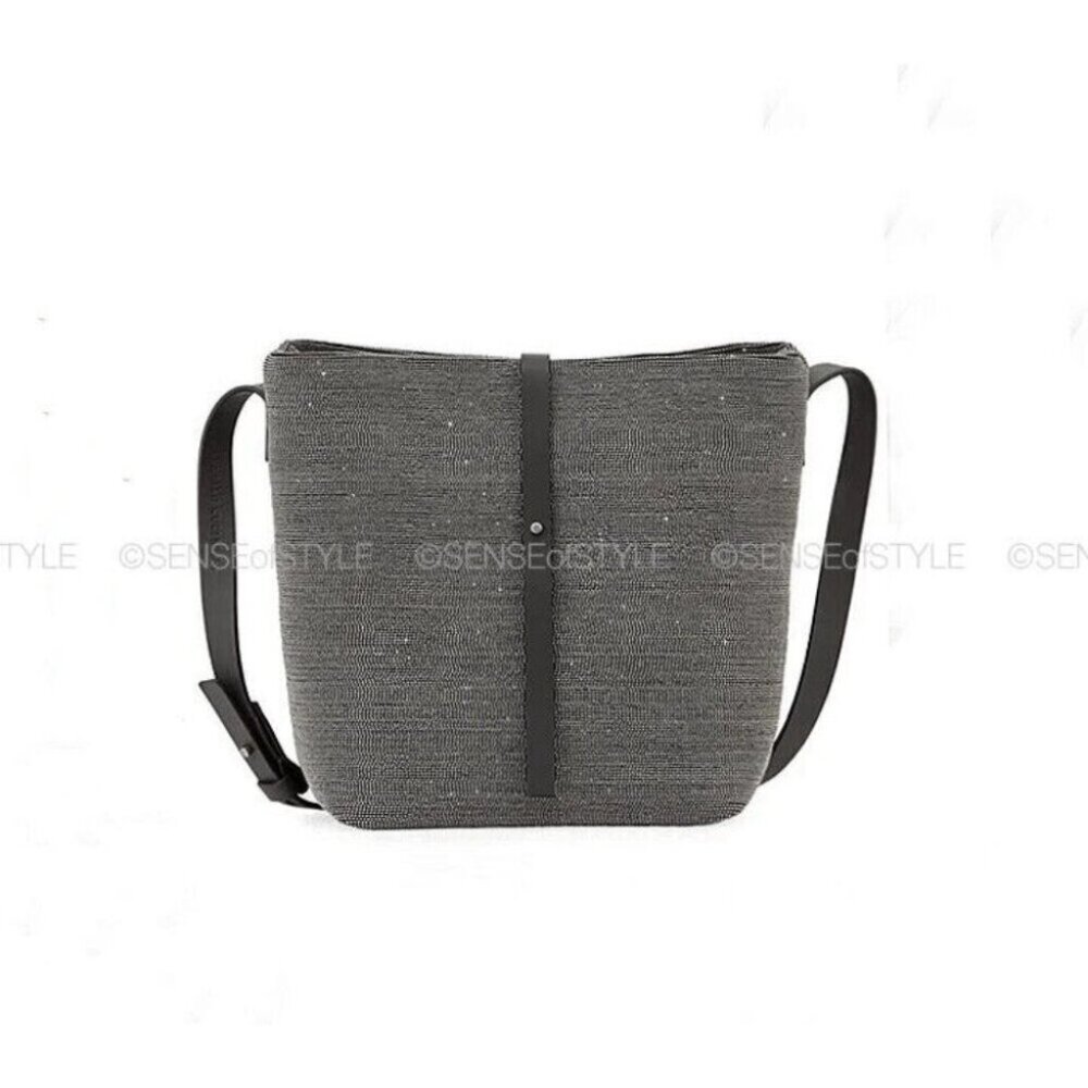Brunello Cucinelli  Bag Shoulder Crossbody Leather Monili Small Mini Evening